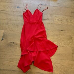 Alice Olivia red dress